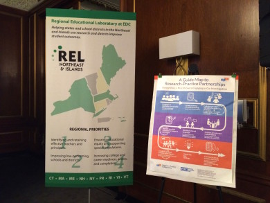 REL banner and the Collaboratory's Guide Map to Research-Practice Partnerships